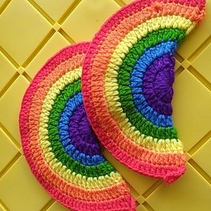 Set of 2 crochet pot holders